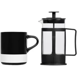 Kooshty Mixalot Black Koffee Set Solid White